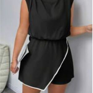 Elegant Black Sleeveless Jumpsuit